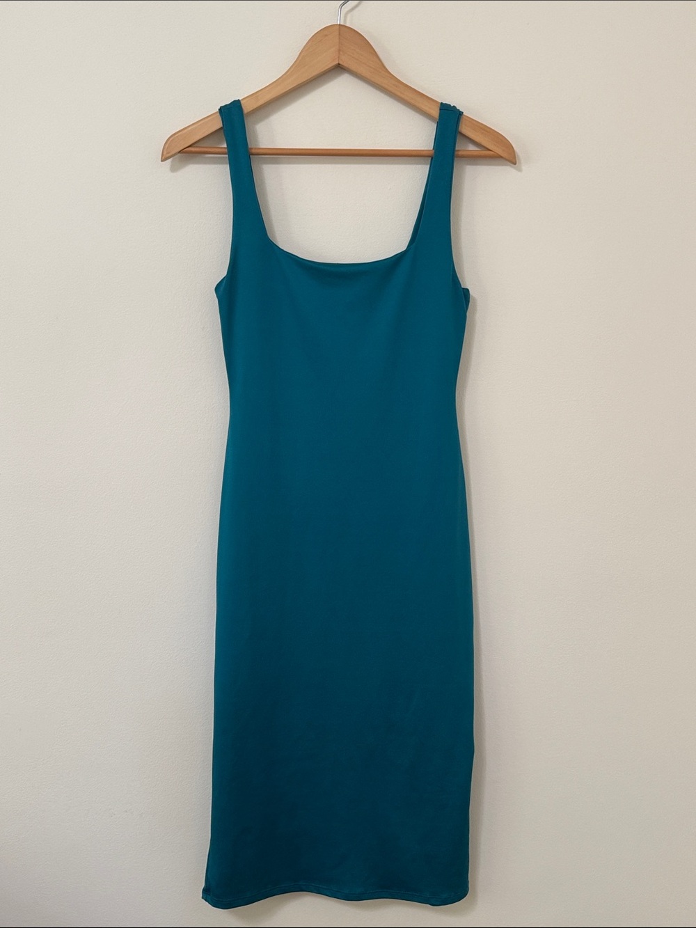 Teal Scoop Neck Bodycon Dress - Sincerely Jules